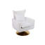 360-Degree Swivel Accent Chair with a Pillow-1161490003