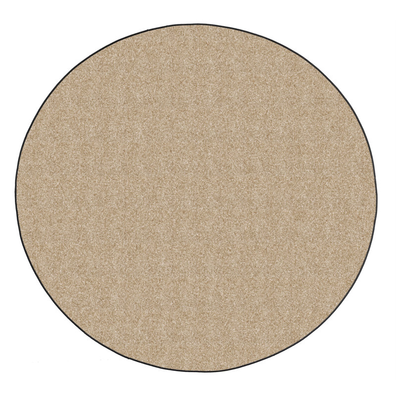 Tapis de zone americolors amande, Rond 6 pi