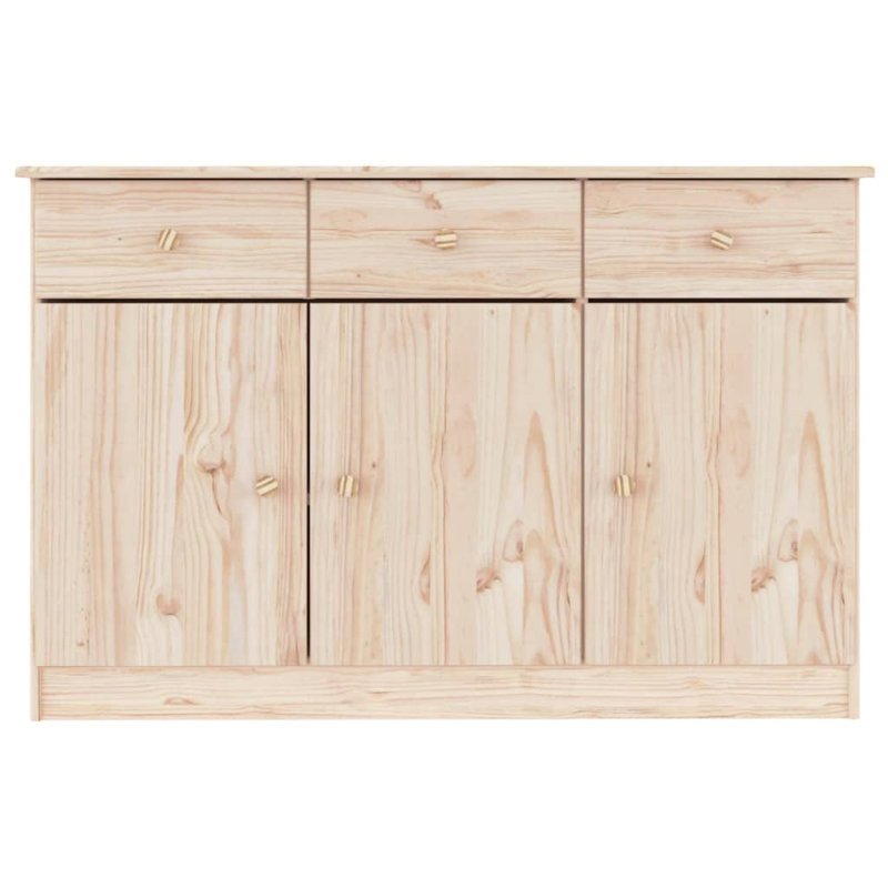 Alevia Solid Wood Sideboard, Brown