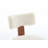 Set of 2 Modern Armless Dining Chairs with Curved Backrest, Fur Fabric, and Solid Wooden Legs for Elegant Seating