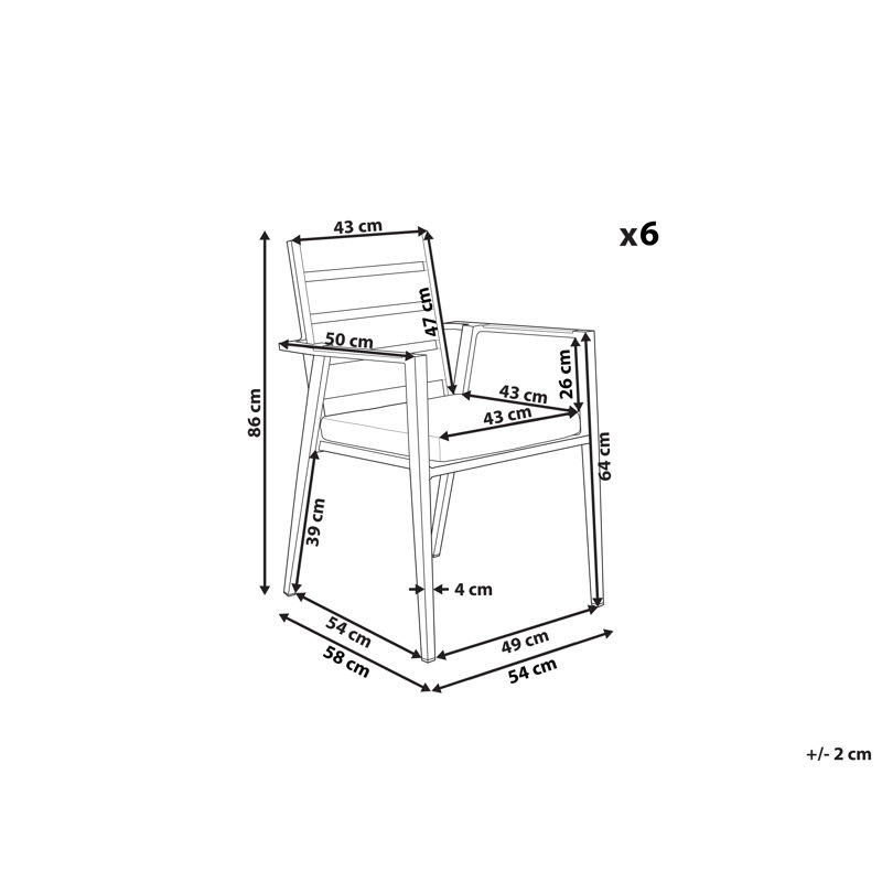 Lacynthia Patio Dining Armchair with Cushion