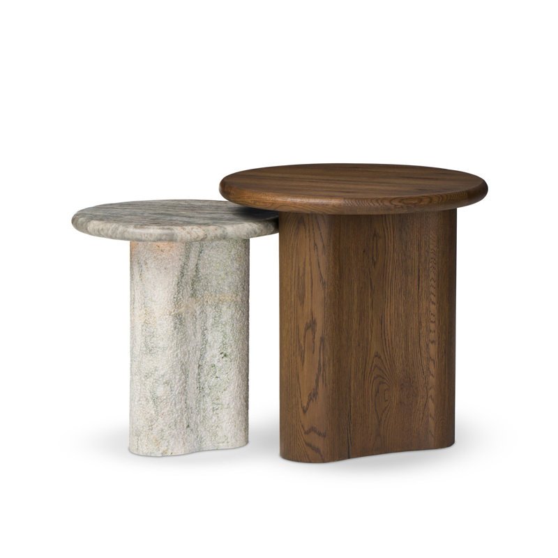 Waylie Nesting End Tables-Rustic Fawn