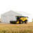 39ft Metal Garage, Storage Shed With 3 Rolling Doors, Reinforced Roof, 16 - Gauge Square Tube, Cream Color, Long Term Performance By Barn For Vehicle And Equipment Storage, 2 Windows, Main Frame,