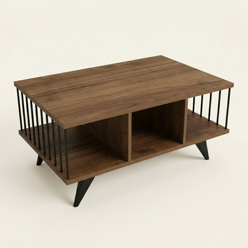 Eldridge 35" Coffee Table with Open Storage
