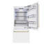 ZLINE Autograph 36 in. Built-In Refrigerator in White Matte w/ Bronze Accents-402927220
