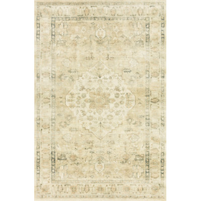 Tapis à motif oriental multicolore