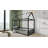 Metal Bed House Bed Frame With Fence, For Kids, Teens, Girls, Boys-113432430-113432429