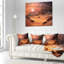 Planète extraterrestre, rendu 3D par ordinateur - Coussin imprimé paysage-1296909372-1296909360
