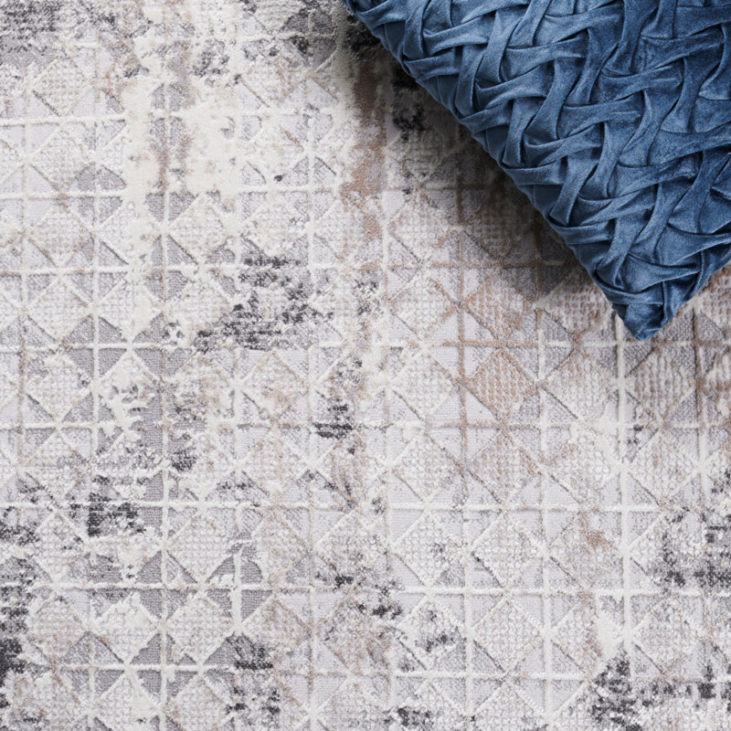 Vogue Performance Abstract Rug, Rectangle 4' x 6'
