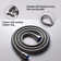 High Pressure 10-inch Shower Faucet with Rough-in Valve