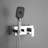 Wall Mount Shower System With Hand Shower Single Handle Shower Faucet Set Modern High-Pressure Brass Shower Trim Kit With Rough-In Valve-121413201