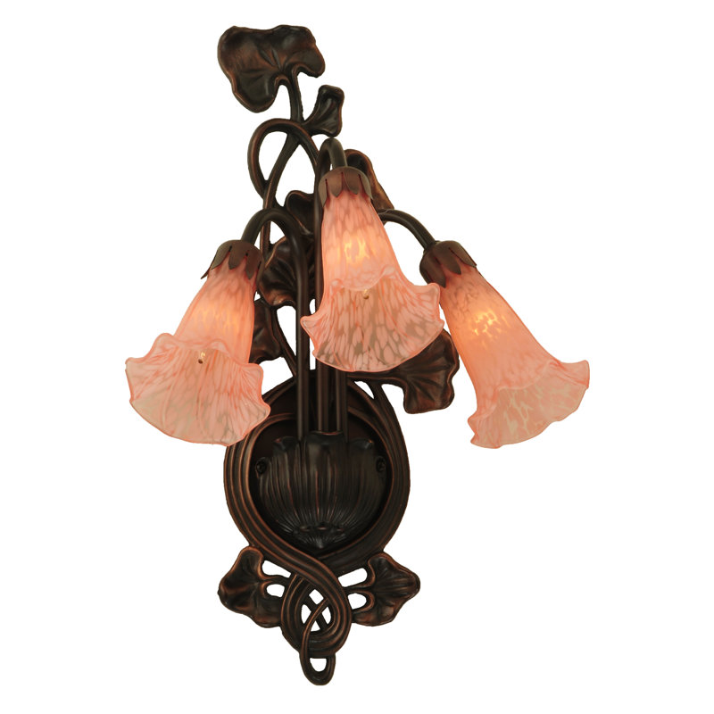 Armed Sconce, Pink