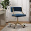 Pia Ricco Velvet Task Chair-1123251621