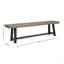 Banc d'extérieur en bois d'acacia