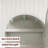 71" Tall Arched pantry Cabinet, Wood Arched shelf with Doors & Drawers-333071314