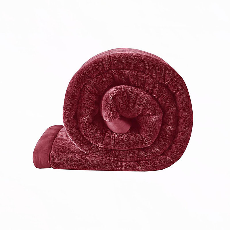 Couverture réversible en duvet HeiQ Smart, Bourgogne, Lit double