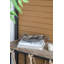 Bol décoratif à feuilles - 16 po x 8 po x 4 po - nickel