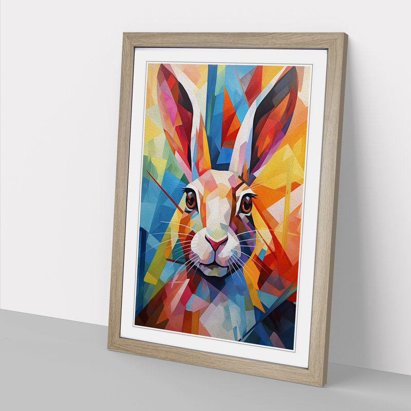 Hare Abstract No.2 - Framed Print