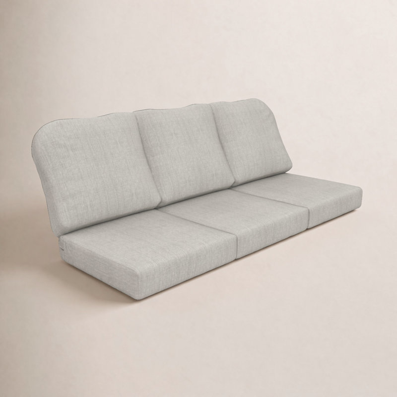 Lana Sunbrella® Outdoor Sofa Seat/Back Cushion, Canvas Granite Sunbrella® Canvas
