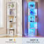 164.6cm H x 35cm W Corner Bookcase-2052845560