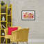Blooming Whimsy, impression encadrée sous verre rose et jaune, design par Andrea Haase-1750584317-1750584313