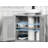 Durability Modern Storage Sink Cabinet with 2 Doors, Pedestal Under Sink,Bathroom Cupboard with Adjustable Shelves-97827552
