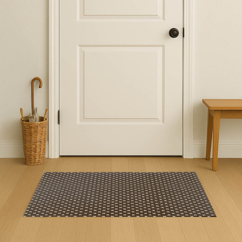 Paillasson Criss Cross, Brun moka, L 84 po x L 60 po
