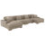 Satter 160" Wide Symmetrical Large Sectional