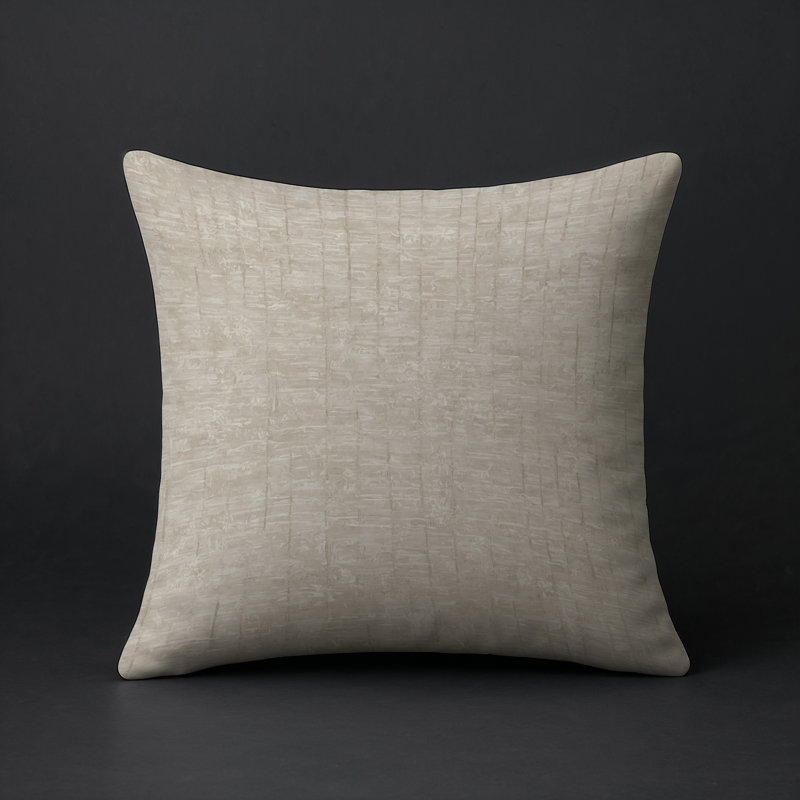 Coussin décoratif intérieur et extérieur Modern, Carré 16 po, Gris abstrait 10