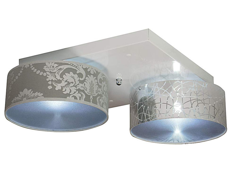 Pulley Fabric Semi Flush Mount