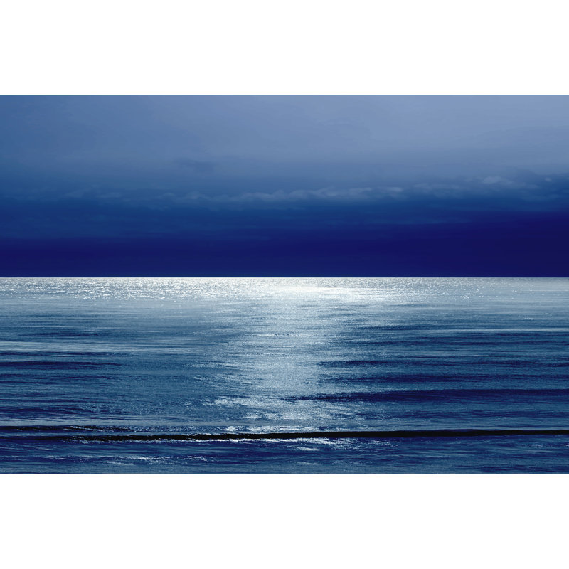 «Virenque Moonlit Ocean Blue I» sur toile par Maggie Olsen, H 8 po x l 12 po