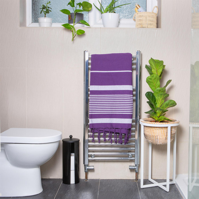 Nicola Spring - Deluxe Cotton Turkish Bath Towels, Purple