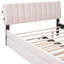 Lit plateforme tapissier avec lit gigogne simple TG - Matériau en molleton pour une chambre à coucher douce et confortable-601985015
