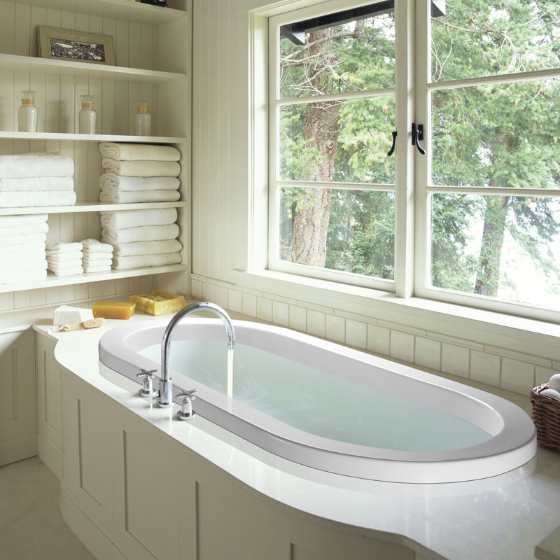 MTI Solutions New Yorker 5 71.88" Bathtub, Undermount