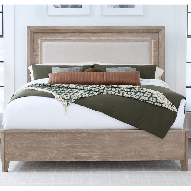 Queen Bed With Dresser And Mirror, Queen, 3 Pcs: Bed, Dresser, Mirror