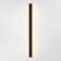 Barde Slender Sideway Outdoor Hardwired Bar Wall Sconce with LED Light Source
