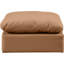 Repose-pieds carré en similicuir de 35 po de large itala-94466398