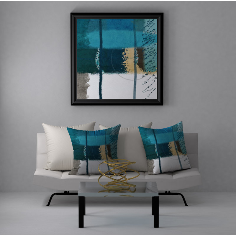 Housse de coussin décorative carrée exquis, 20 po x 20 po