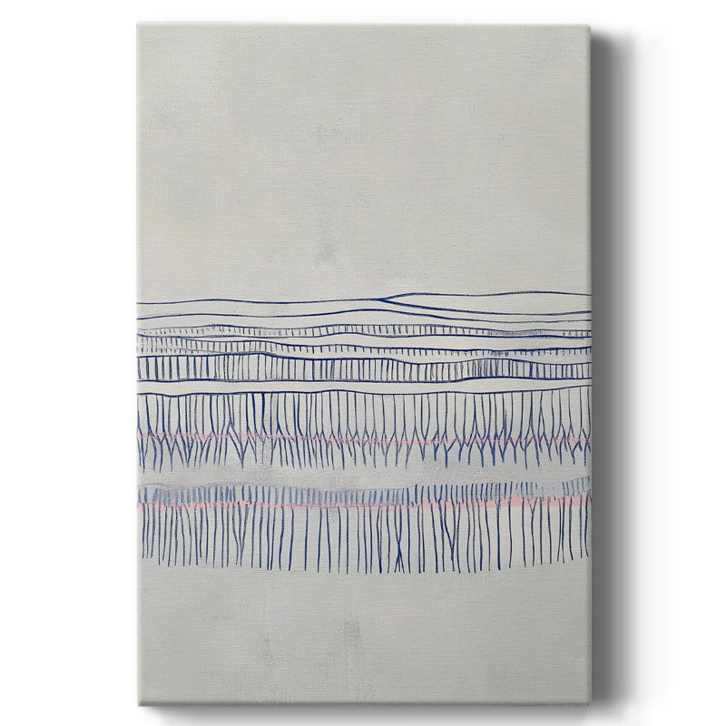 Abstrait, toile tendue avec châssis CDLxxxi - prêt à être accroché, H 27 po x l 18 po