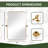 Orton Metal Wall Mirror with Adjustable Tilted Frame-2071946150-2071948379