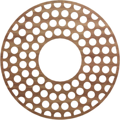 Médaillon de plafond en bois Fink