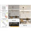 5-Light 100cm LED Kitchen Island Pendant Light,Dimmable Modern Chandelier for Dining Living Room-773556739