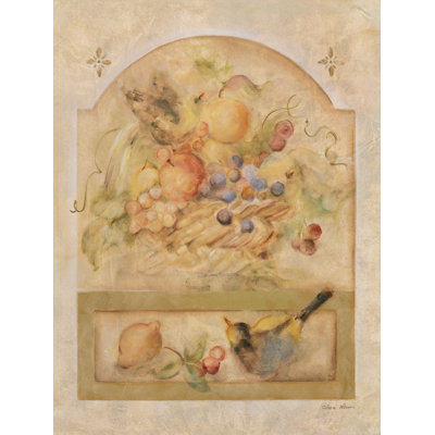 «Fruit and Birds I» sur toile par Cheri Blum