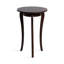Mariona Round Mango Wood Side Table with Cabriole Curved Legs-784900552