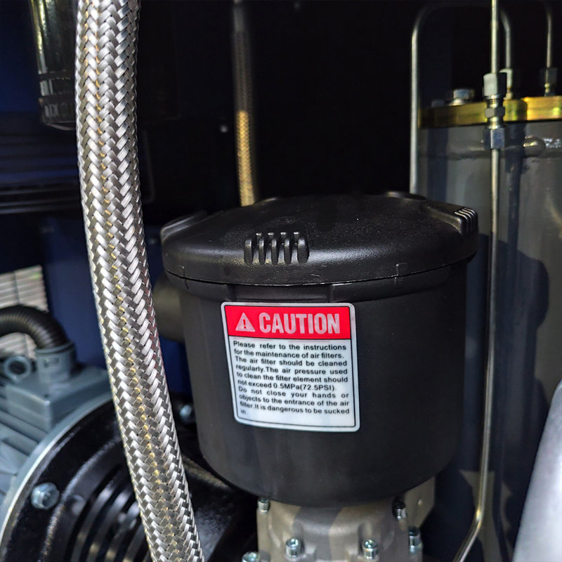 Compresseur d'air à vis rotatif 20HP, 74CFM, 125PSI, 230V 3PHase 60HZ, compresseur à vitesse fixe, qualité industrielle, système d'air comprimé robuste