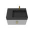 Ensemble de meuble-lavabo mural simple 30 po avec surface solide Amazon-92644258-94757378-94757379