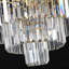 Lustre en cristal 6 lumières Lizette-87951568