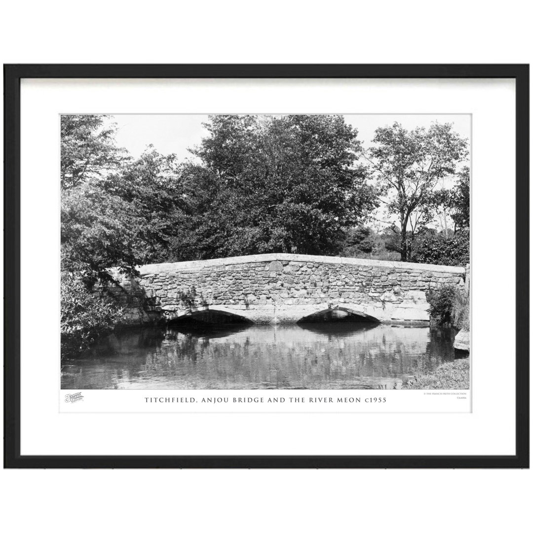 'Titchfield, Anjou Bridge and the River Meon C1955' by Francis Frith - Picture Frame Photograph Print on Paper