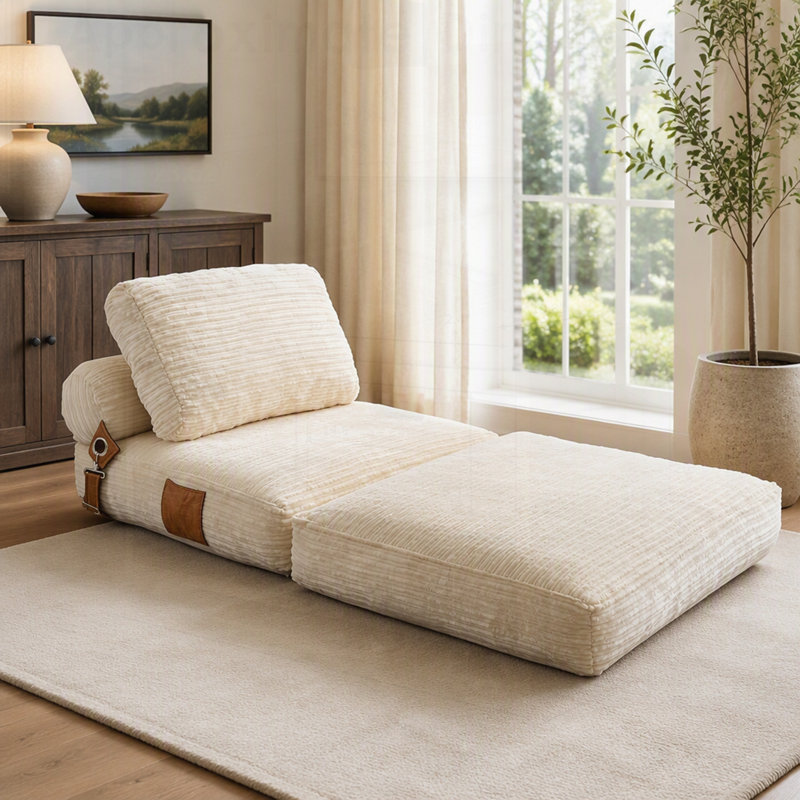 Canapé-lit pliant confortable, fauteuil convertible pour salon et chambre, design multifonctionnel et peu encombrant
