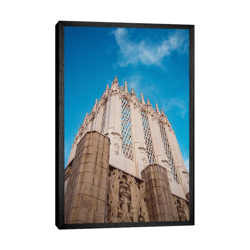 Downtown Los Angeles VI by Bethany Young - Print on Canvas, Black Framed, 101.6cm H x 66.04cm W x 3.81cm D